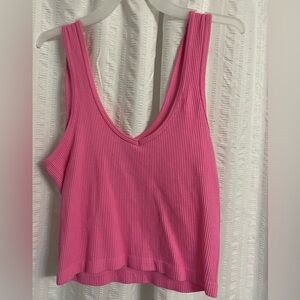 Pink crop top size M/L